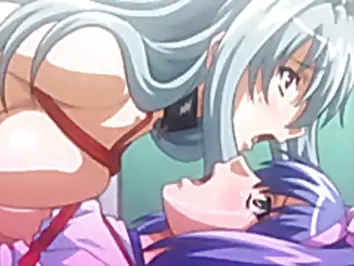 Anime shemale threesome gangbanged and juiced