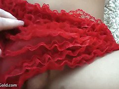 erotic Asian ladyboy and her juicy cock