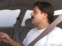 big dick shemale star Yasmin is getting sucked