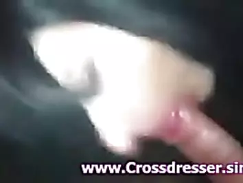 Crosdreser Sucking For A Load Of Cum