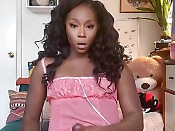 Black teen shemale solo
