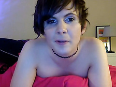 Short haired tgirl ass fucked like crazy
