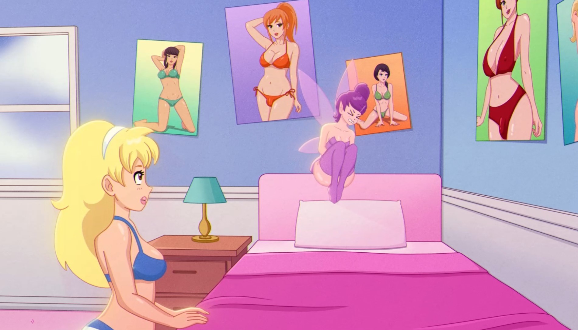 FUTA Dickgirl Makes a XXX Wish From Her Fairy PAWG Mother - Shemale-Porno