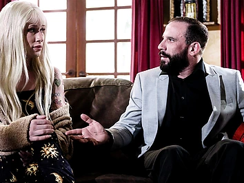 Big pecker stepdad reunites with t-girl stepdaughter by pounding her