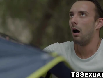 TSSexual.com - Liv Revamped's threesome with ts Korra and Johnny B