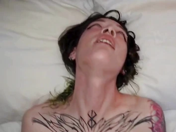 Watch Doll's tight inked ass and tight pussy get drilled hard by BBC until she cums