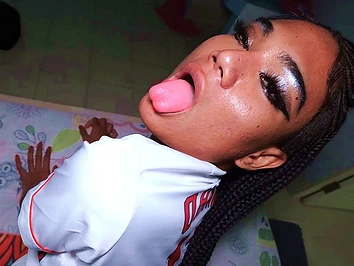 Crazy Ladyboy Barebacks Dude